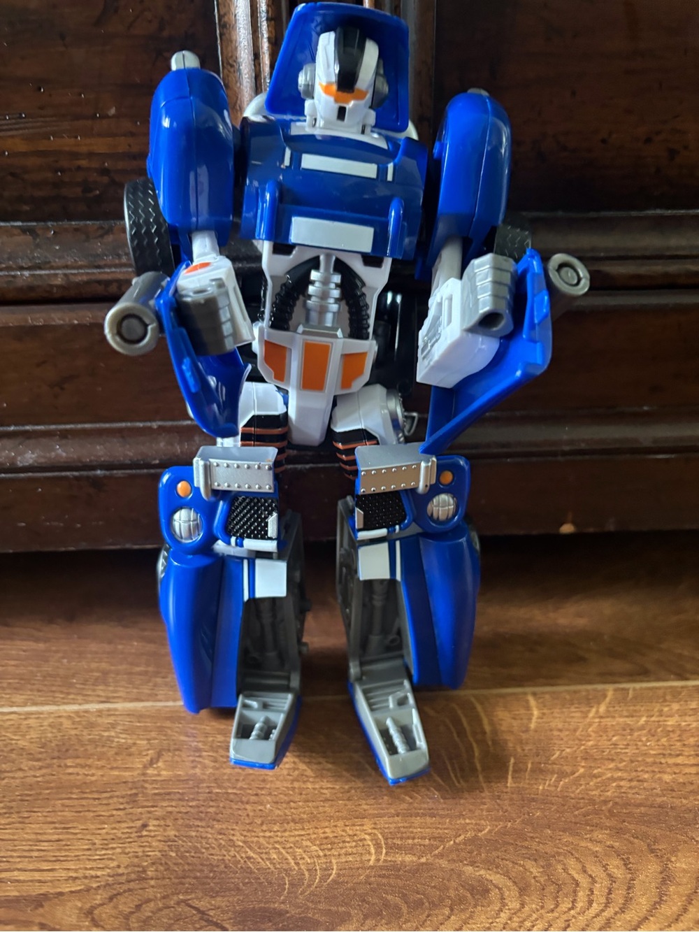Blue Convertible Toy Car for Kids - transformer